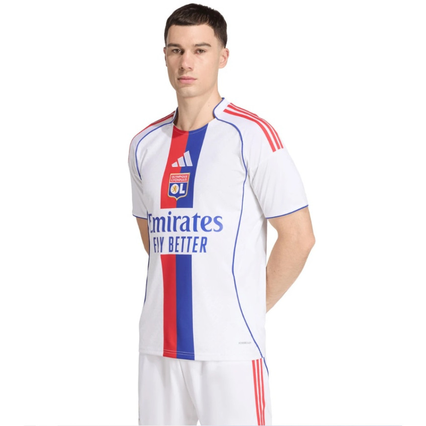 adidas - 2025-26 olympique lyonnais home shirt