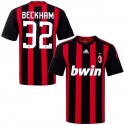 adidas - 2008-09 milan home shirt Beckham 32 (XL) 9/10