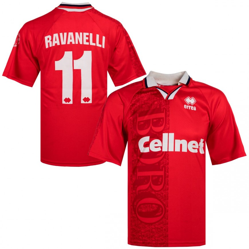 ERREA - 1997-98 MIDDLESBROUGH HOME SHIRT RAVANELLI 11 - L  (9/10)