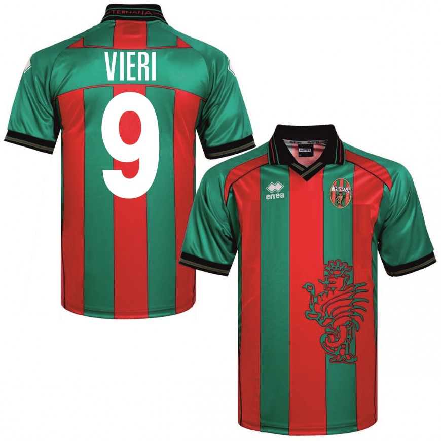 errea - 2004-05 ternana home shirt vieri 9 - XXL (10/10)