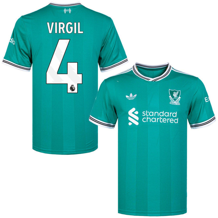 adidas - 2025-26 liverpool third shirt virgil 4