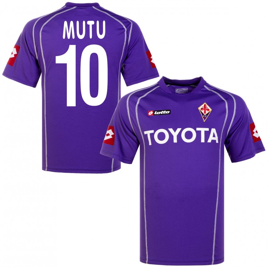 lotto - 2005-06 fiorentina home shirt mutu 10 (XL) 9/10