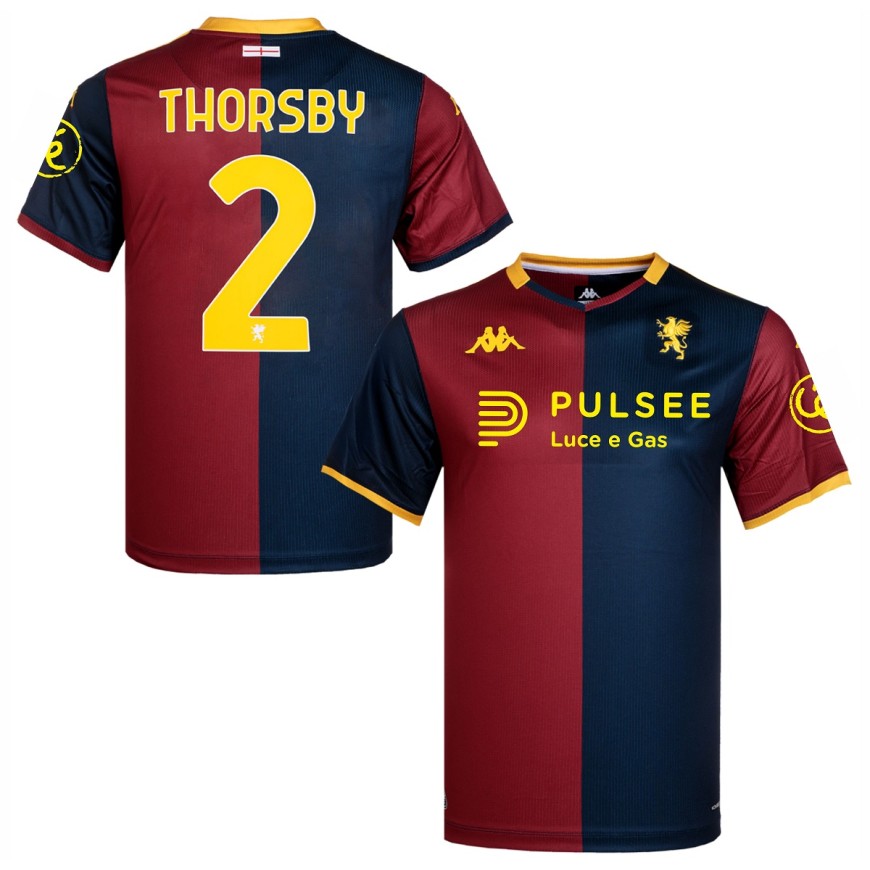 kappa - 2025-26 Genoa home shirt thorsby 2