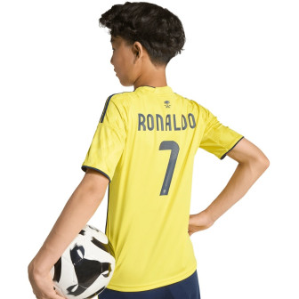 adidas - 2025-26 al nassr home shirt ronaldo 7 kids