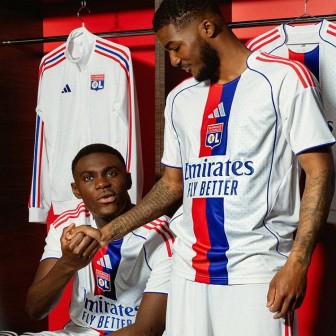 adidas - 2025-26 olympique lyonnais home shirt
