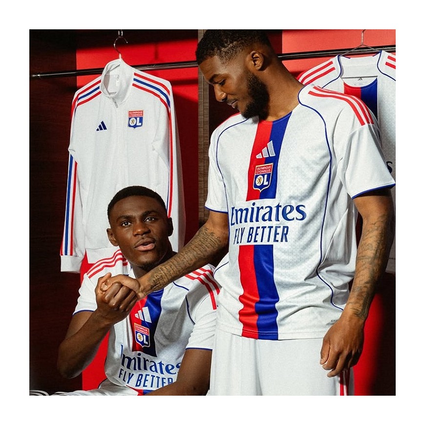 adidas - 2025-26 olympique lyonnais home shirt