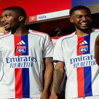 adidas - 2025-26 olympique lyonnais home shirt