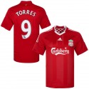 adidas - 2008-10 liverpool fc home shirt torres 9 (L)