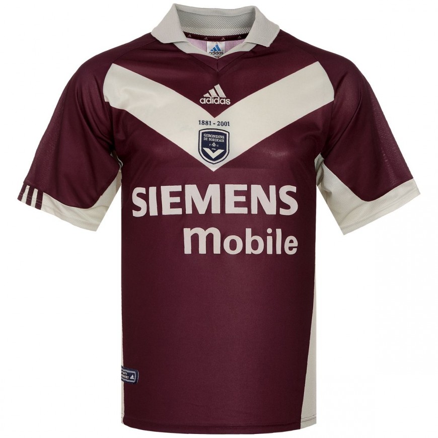 2000-01 girondins de bordeaux 120 years shirt (XL)