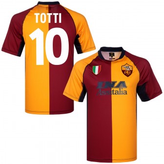 copa - 2001-02 as roma euro reissue shirt totti 10
