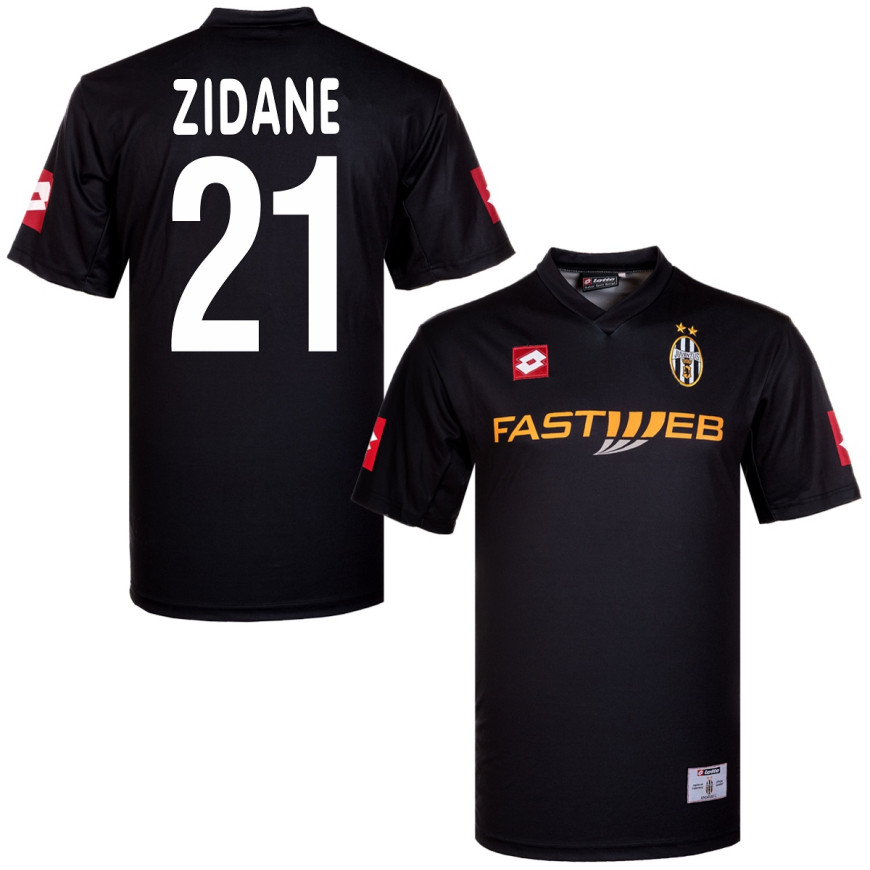 lotto - 2001-02 juventus fc away shirt zidane 21 (XL)