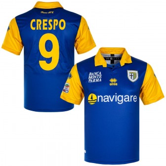 errea - 2010-11 parma away shirt crespo 9