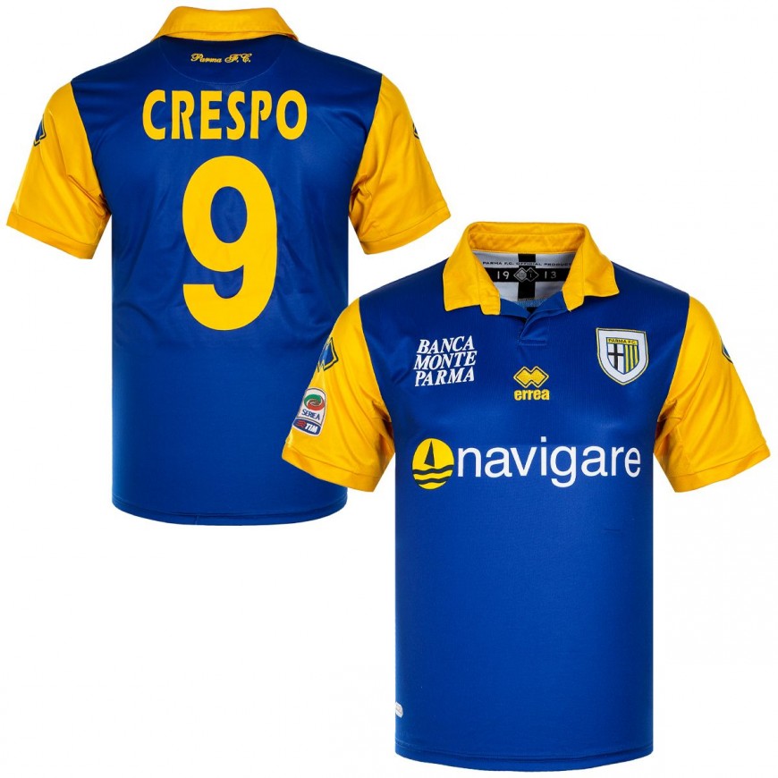errea - 2010-11 parma away shirt crespo 9
