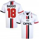 1995-96 MILAN MAGLIA AWAY RETRO SHIRT (BAGGIO 10)