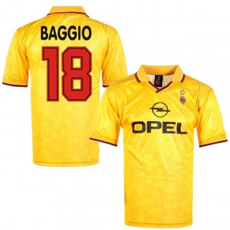 copa - 1996-97 ac milan away reissue shirt baggio 18