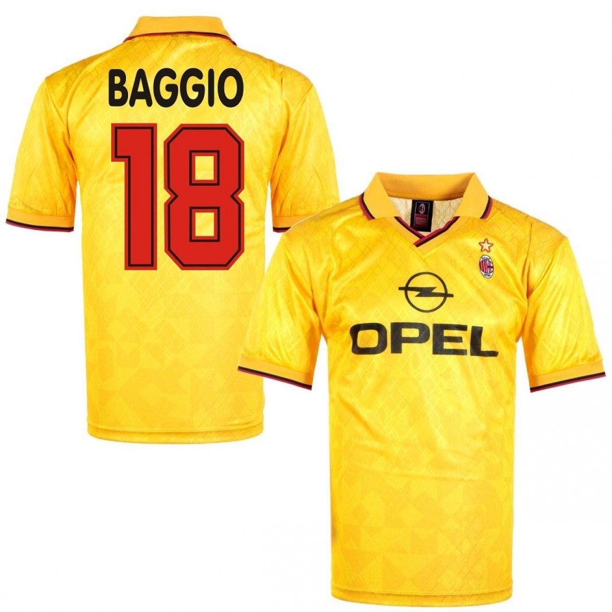 copa - 1996-97 ac milan away reissue shirt baggio 18