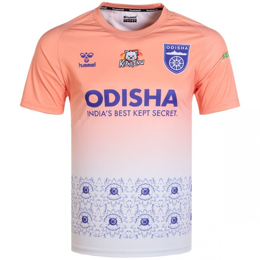 HUMMEL - 2021-22 ODISHA HOME SHIRT - SIZE XL