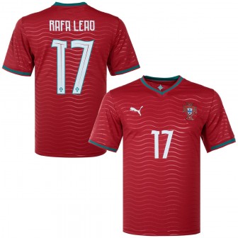 puma - 2026-27 portugal home shirt rafa leao 17
