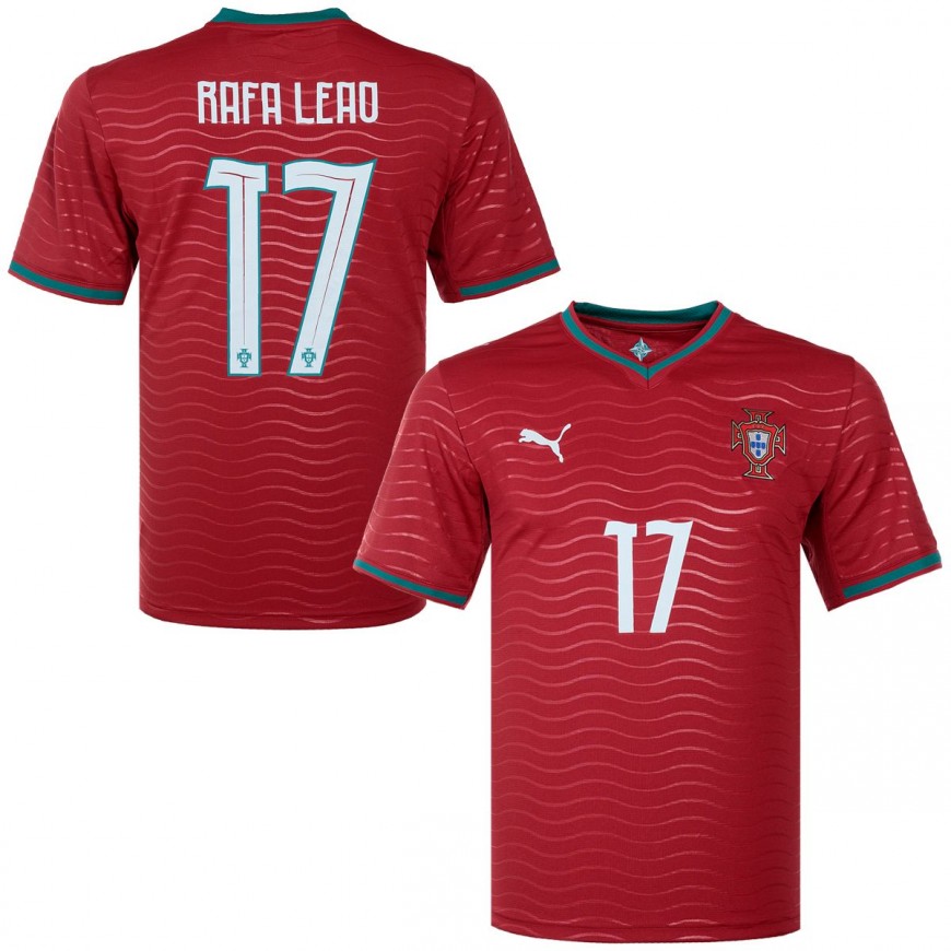 puma - 2026-27 portugal home shirt r.leao 17