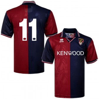 1995-96 genoa home shirt n. 11 (Miura)