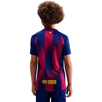 nike - 2025-26 fc barcelona home shirt kids