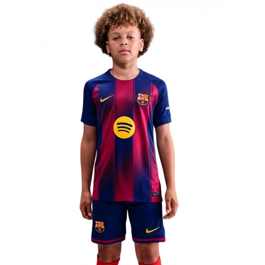 nike - 2025-26 fc barceona home shirt lamine yamal 10 kids