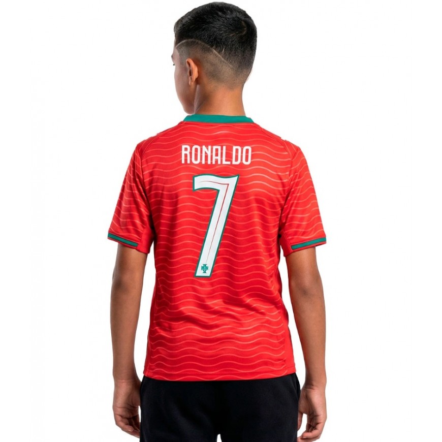 puma - 2026-27 portugal home shirt ronaldo 7 kids