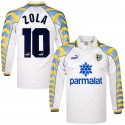 puma - 1995-96 parma home l/s shirt zola 10 (L)