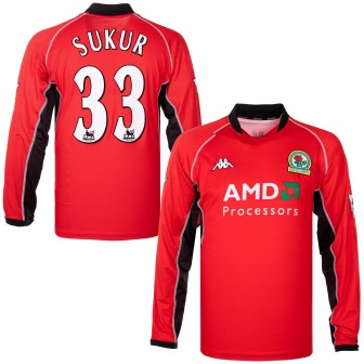 2002-03 Blackburn Away Shirt Sukur 33