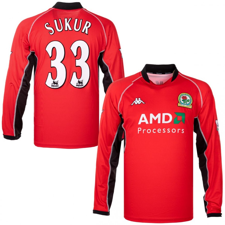 2002-03 Blackburn Away Shirt Sukur 33