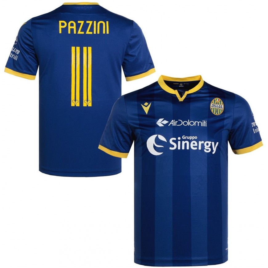 2022-23 HELLAS VERONA MAGLIA HOME GAICH 38 - LARGE