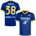 macron - 2022-23 hellas verona home shirt gaich 38 (M)