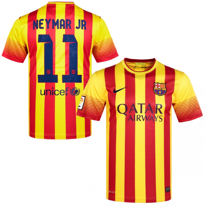 2013-14 FC BARCELONA AWAY SHIRT - M - (new without tags)