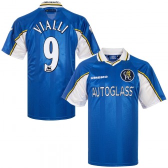 umbro - 1998-99 chelsea home shirt vialli 9