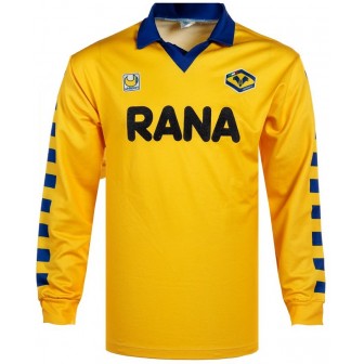 UHLSPORT - 1991-92 HELLAS VERONA AWAY L/S SHIRT (L) 9/10