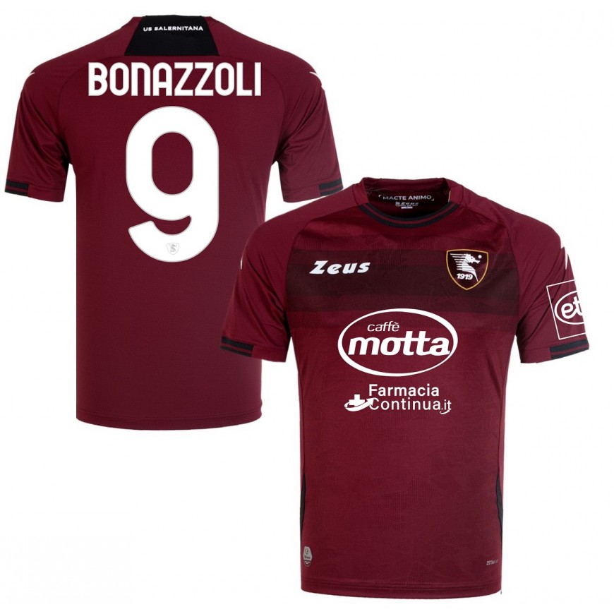 zeus - 2022-23 Salernitana home shirt Bonazzoli 9