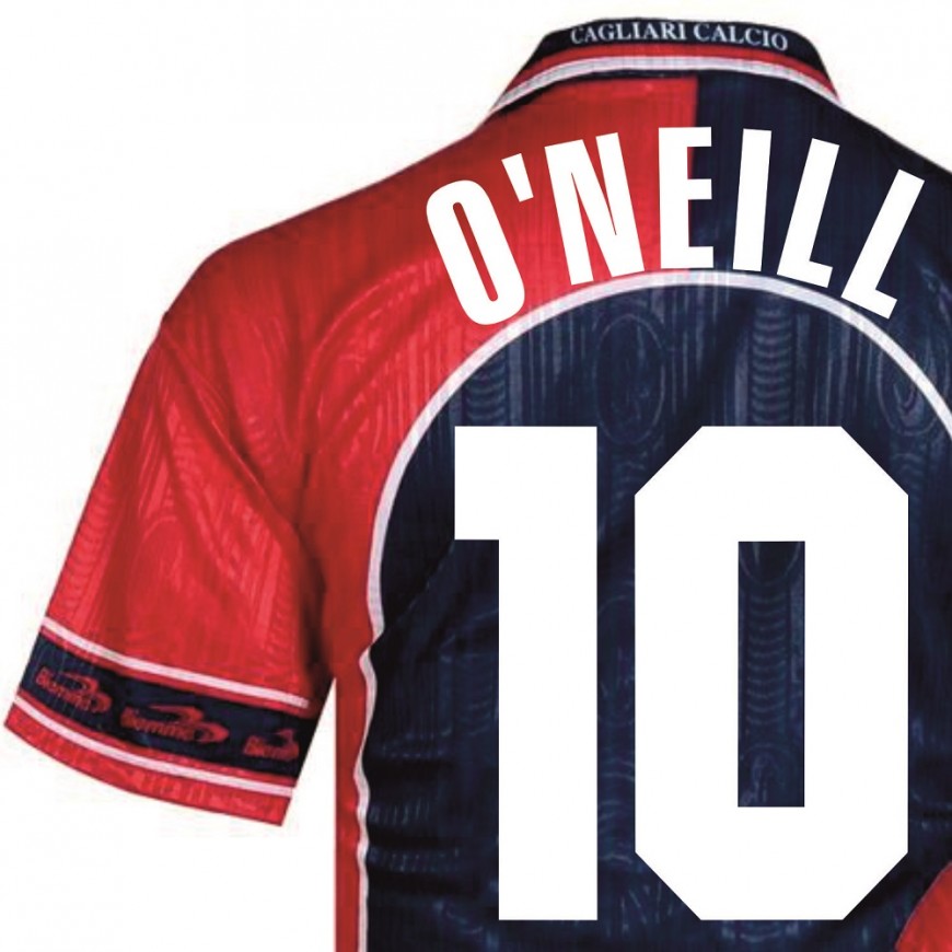 1998-99 cagliari home nameset o'neill 10