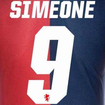 2015-16 genoa home nameset simeone 9
