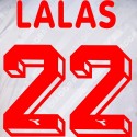 1995-96 padova home nameset lalas 22