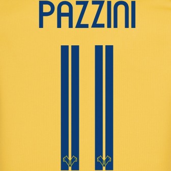 2018-19 hellas verona away nameset pazzini 11
