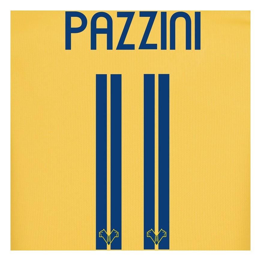2018-19 hellas verona away nameset pazzini 11