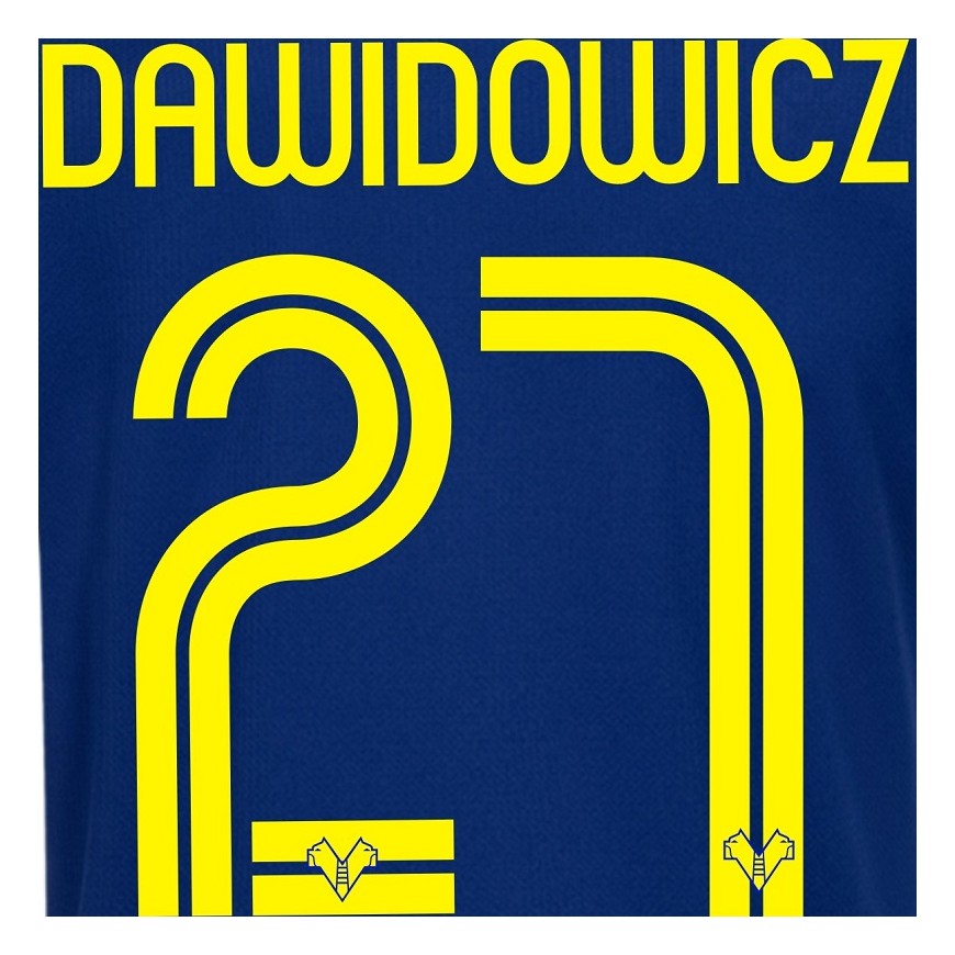 2018-19 hellas verona home nameset dawidowicz 27
