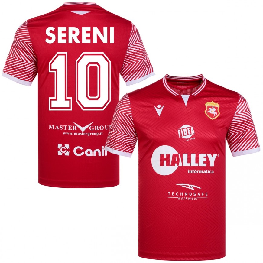 macron - 2021-22 Ancona home shirt sereni 10