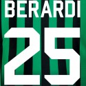 2018-19 sassuolo home nameset berardi 25