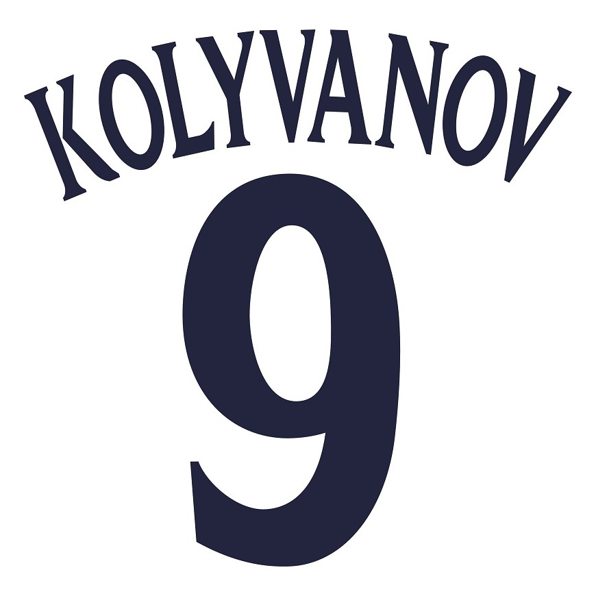 2000-01 bologna home nameset flock kolyvanov 9