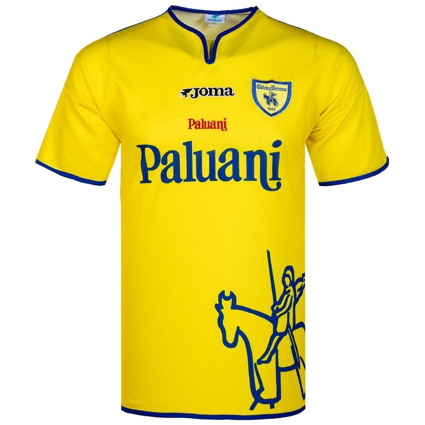 JOMA - 2000-01 chievo home shirt - (L) 8/10