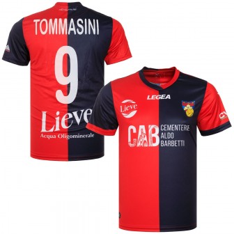 2023-24 gubbio home match worn shirt tommasini 9