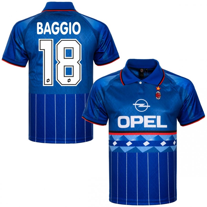 copa - 1995-96 ac milan third shirt baggio 18