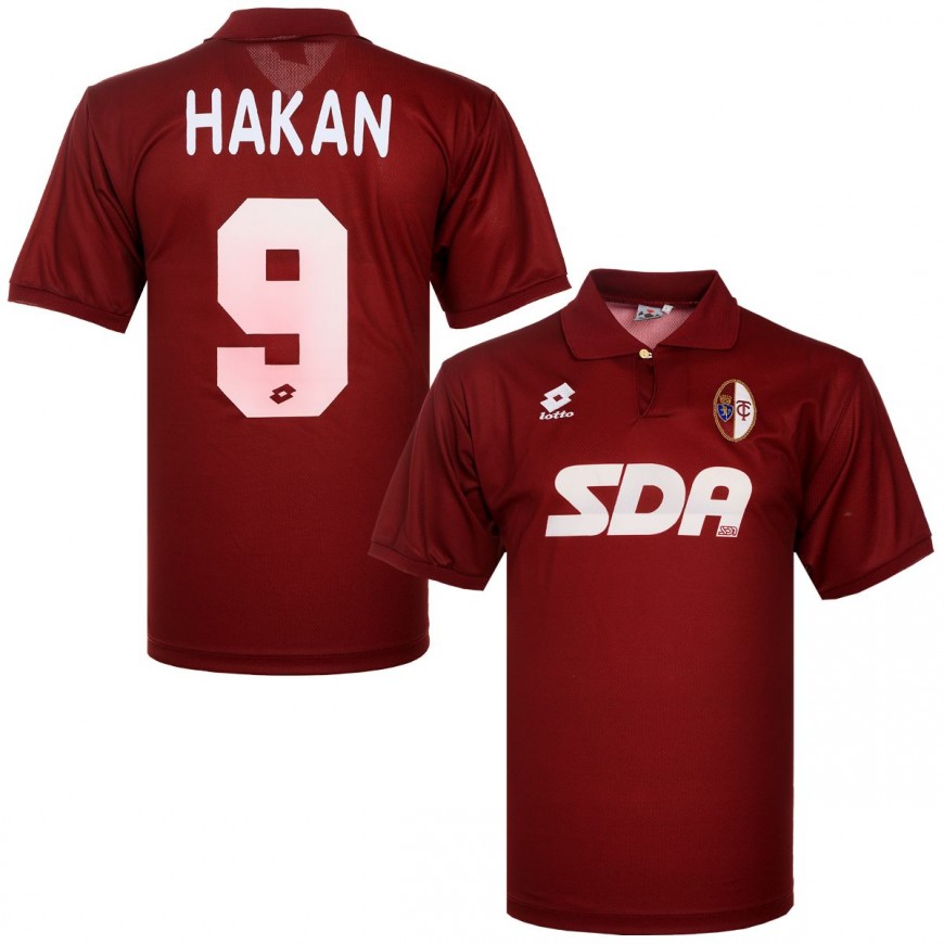 1995-96 torino home shirt hakan sukur 9