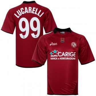 asics - 2005-06 livorno home shirt lucarelli 99
